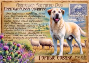 открытка с собакой (Россия)