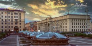 видовая открытка из Белоруссии