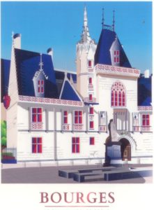 открытка из Франции - "Bourges"
